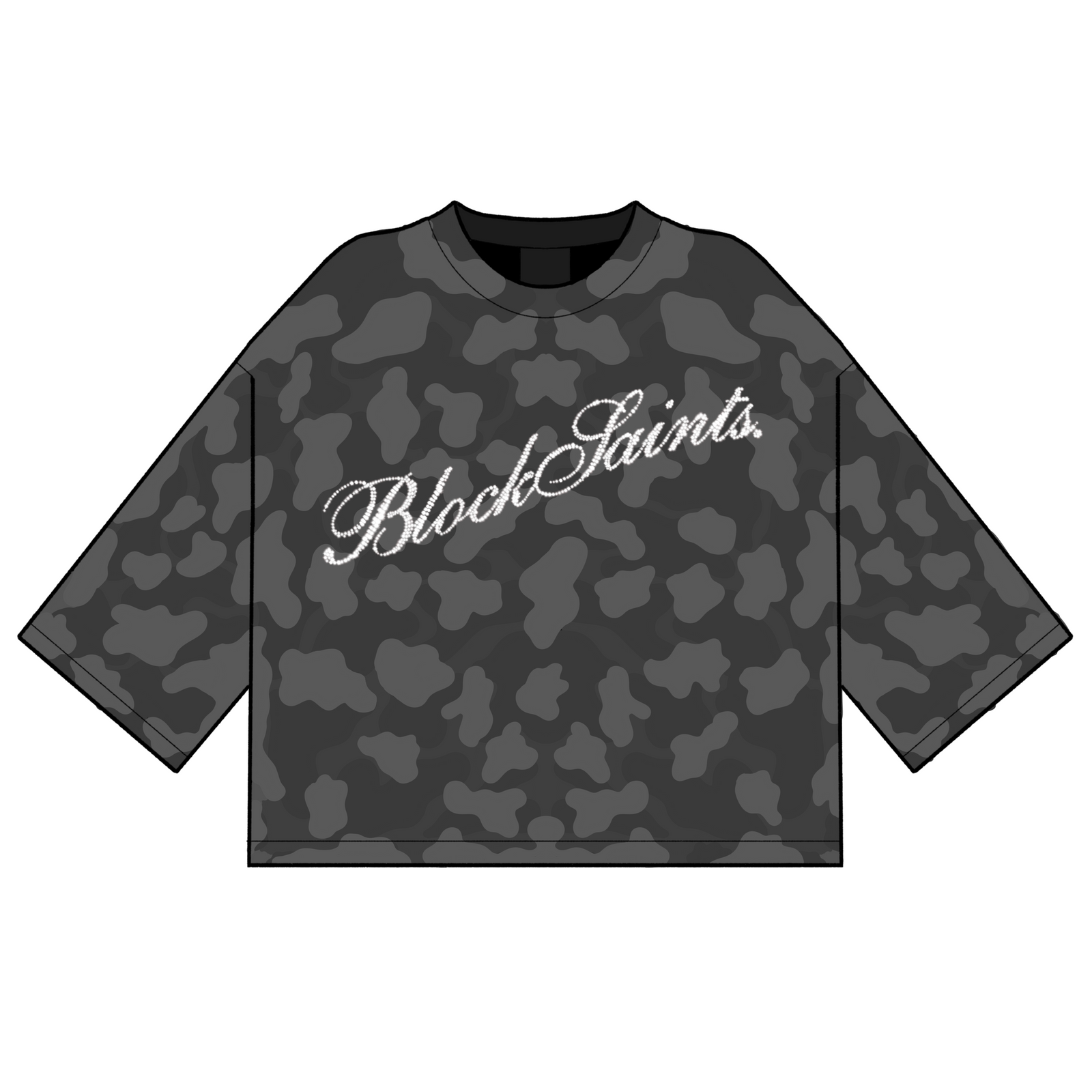 "BLACK CAMO" T-SHIRT